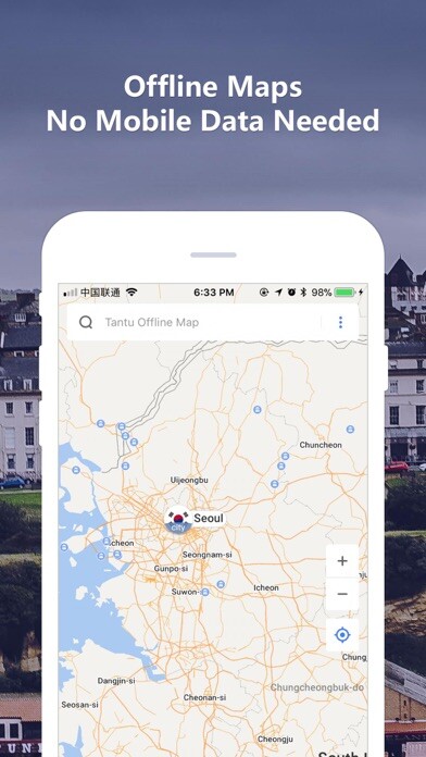 Emulate iPhone app Seoul Map (Offline Navigation) using MyAndroid