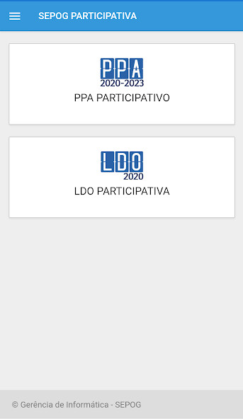 Run android online APK SEPOG Participativa from MyAndroid or emulate SEPOG Participativa using MyAndroid