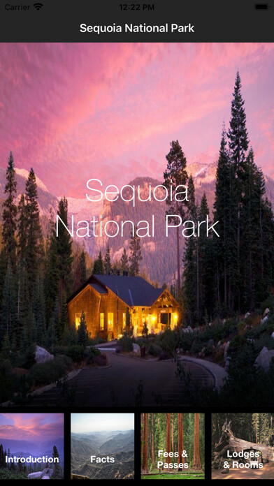 Emulate iPhone app Sequoia-National-Park using MyAndroid
