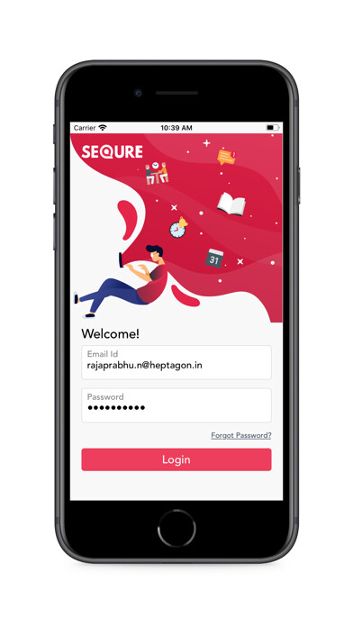Emulate iPhone app SeQure Employee using MyAndroid