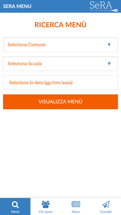 Emulate iPhone app SERA Menu using MyAndroid