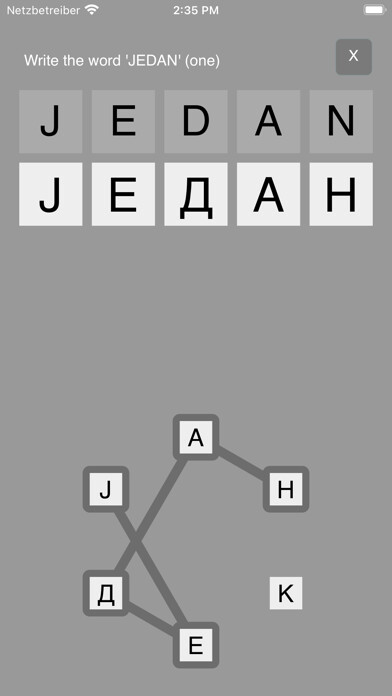 Emulate iPhone app Serbian Cyrillic Alphabet using MyAndroid Emulate iPhone app Serbian Cyrillic Alphabet using MyAndroid