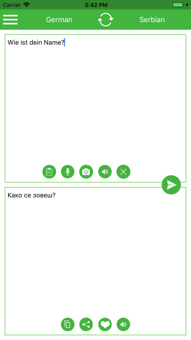 Emulate iPhone app Serbian German Translator using MyAndroid Emulate iPhone app Serbian German Translator using MyAndroid