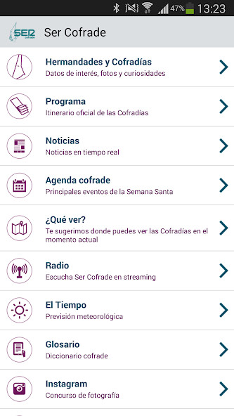 Run android online APK SERCofrade.Semana Santa Málaga from MyAndroid or emulate SERCofrade.Semana Santa Málaga using MyAndroid