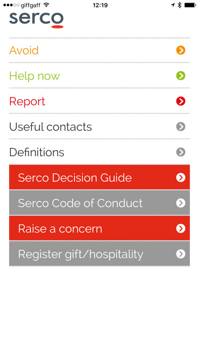 Emulate iPhone app Serco Say No Toolkit using MyAndroid