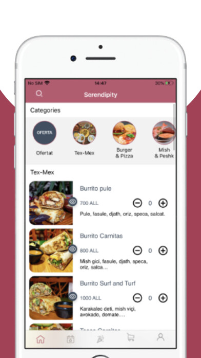 Emulate iPhone app Serendipity Albania using MyAndroid