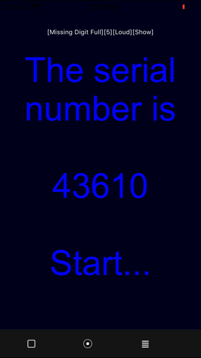 Emulate iPhone app Serial-Sum Trainer using MyAndroid Emulate iPhone app Serial-Sum Trainer using MyAndroid