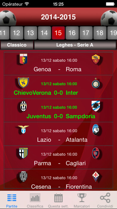 Emulate iPhone app Serie A Calcio using MyAndroid Emulate iPhone app Serie A Calcio using MyAndroid