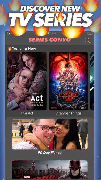 Emulate iPhone app Series Convo: TV Show Chatroom using MyAndroid