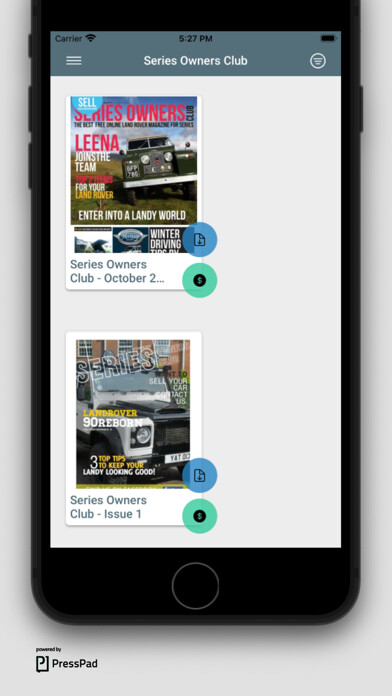 Emulate iPhone app Series Owners Club using MyAndroid Emulate iPhone app Series Owners Club using MyAndroid
