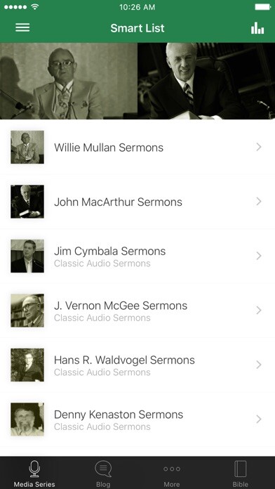 Emulate iPhone app SermonIndex.net Classics using MyAndroid