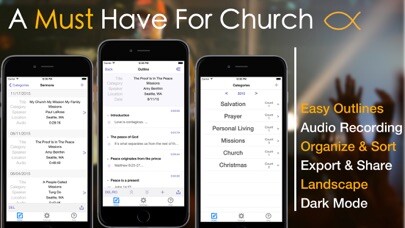 Emulate iPhone app Sermon Notes - Hear Learn Live using MyAndroid