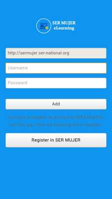 Emulate Android APK SER-MUJER E-Learning System