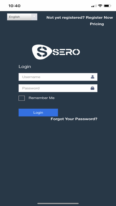 Emulate iPhone app SeroPOS Admin using MyAndroid