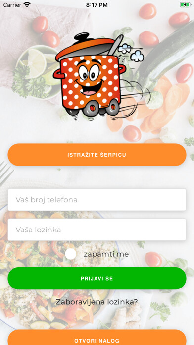 Emulate iPhone app Serpica 021 using MyAndroid