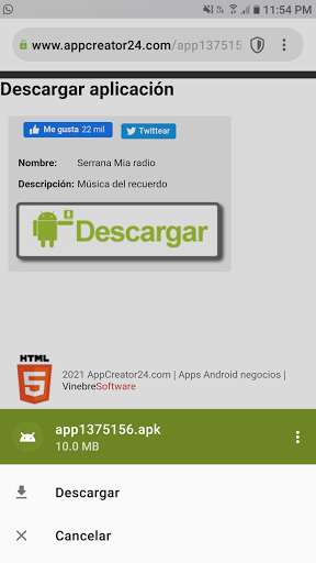 Run android online APK Serrana Mia radio from MyAndroid or emulate Serrana Mia radio using MyAndroid