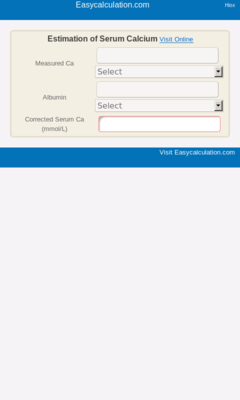 Emulate Android APK Serum Calcium Estimation Calci Emulate Android APK Serum Calcium Estimation Calci