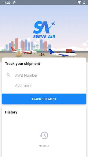 Run android online APK Serve Air Cargo Track and Trace from MyAndroid or emulate Serve Air Cargo Track and Trace using MyAndroid