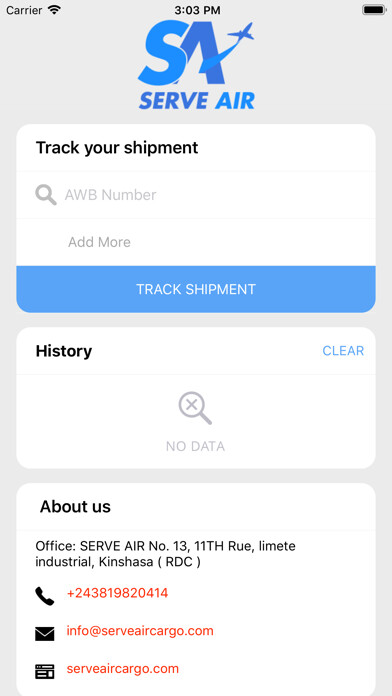 Emulate iPhone app Serve Air Cargo Tracking using MyAndroid Emulate iPhone app Serve Air Cargo Tracking using MyAndroid