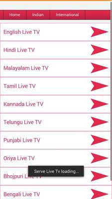 Emulate Android APK Serve Live Tv