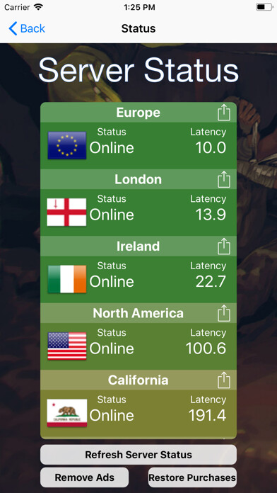 Emulate iPhone app Server Status for PUBG Mobile using MyAndroid Emulate iPhone app Server Status for PUBG Mobile using MyAndroid