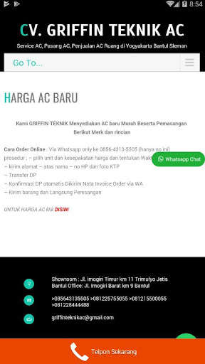 Run android online APK SERVICE AC JOGJA 24 JAM from MyAndroid or emulate SERVICE AC JOGJA 24 JAM using MyAndroid