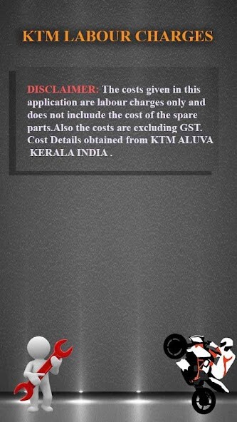 Run android online APK Service costs KTM Duke and RC (200/390). from MyAndroid or emulate Service costs KTM Duke and RC (200/390). using MyAndroid