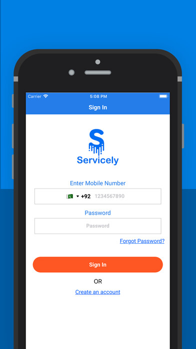 Emulate iPhone app Servicely Customer using MyAndroid Emulate iPhone app Servicely Customer using MyAndroid
