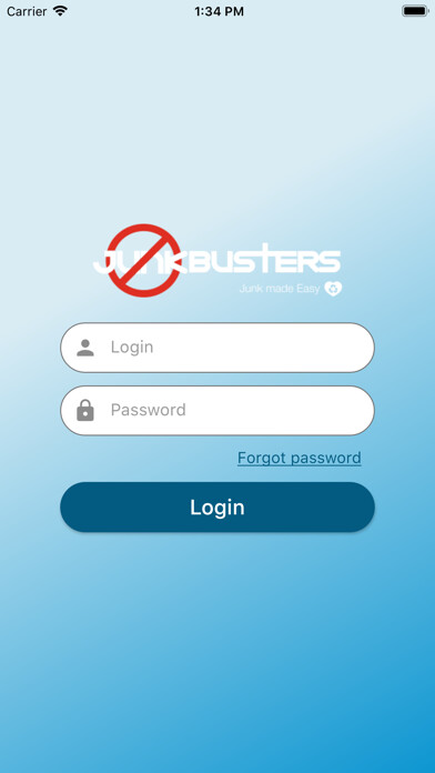 Emulate iPhone app Service Partner Junkbusters using MyAndroid