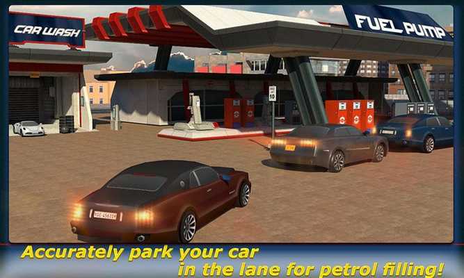 Emulate Android APK Service Station Car Parking