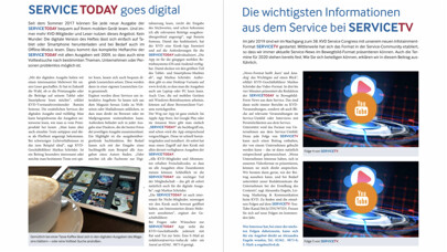 Emulate iPhone app Service Today Magazin using MyAndroid