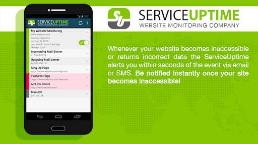 Run android online APK ServiceUptime app from MyAndroid or emulate ServiceUptime app using MyAndroid