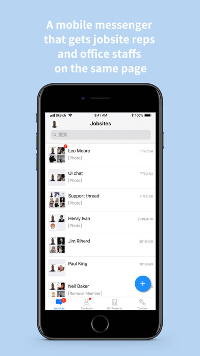 Emulate iPhone app ServiceX Jobsite Messenger using MyAndroid Emulate iPhone app ServiceX Jobsite Messenger using MyAndroid