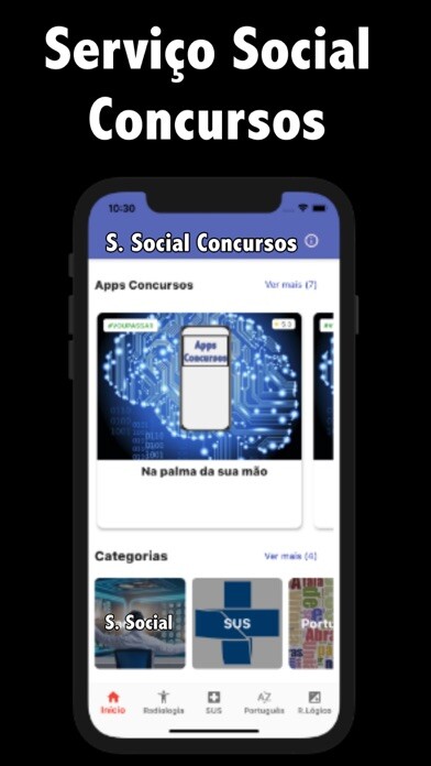 Emulate iPhone app Serviço Social Concursos using MyAndroid Emulate iPhone app Serviço Social Concursos using MyAndroid