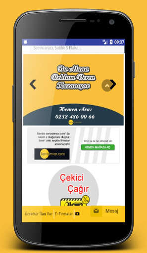 Run android online APK Servisim Var from MyAndroid or emulate Servisim Var using MyAndroid