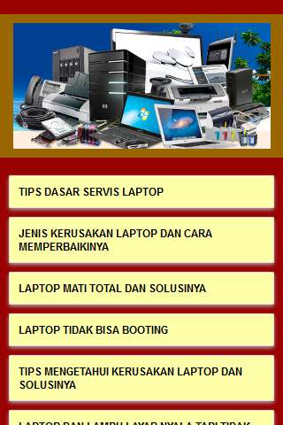 Run android online APK Servis Laptop dan PC from MyAndroid or emulate Servis Laptop dan PC using MyAndroid