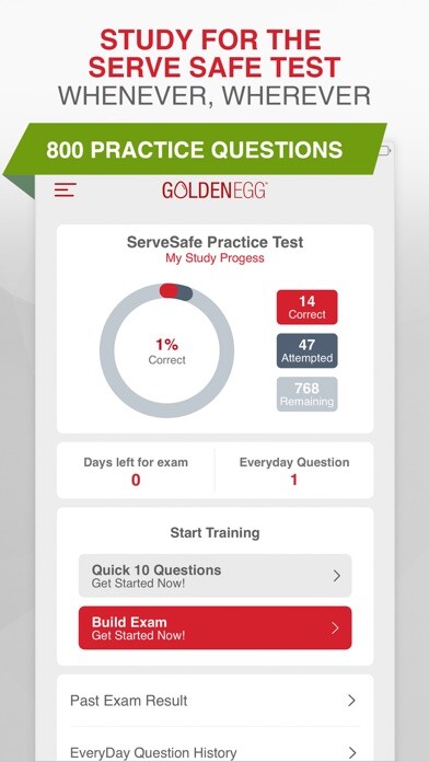 Emulate iPhone app ServSafe Practice Test Prep using MyAndroid Emulate iPhone app ServSafe Practice Test Prep using MyAndroid