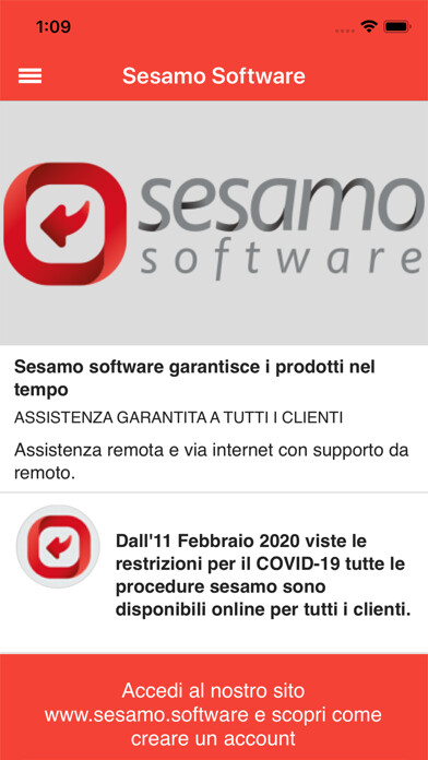 Emulate iPhone app Sesamo Software using MyAndroid