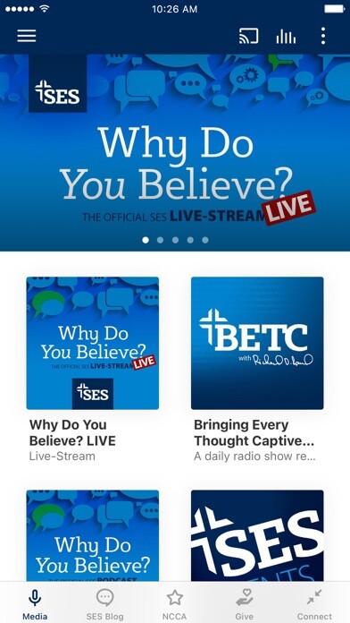 Emulate iPhone app SES Apologetics App using MyAndroid Emulate iPhone app SES Apologetics App using MyAndroid