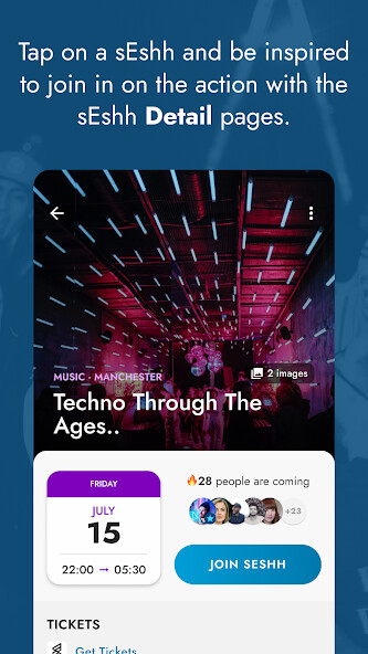 Run android online APK sEshh: Events  Things To Do from MyAndroid or emulate sEshh: Events  Things To Do using MyAndroid