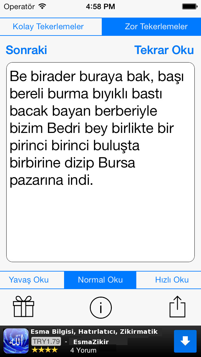 Emulate iPhone app Sesli Tekerlemeler using MyAndroid