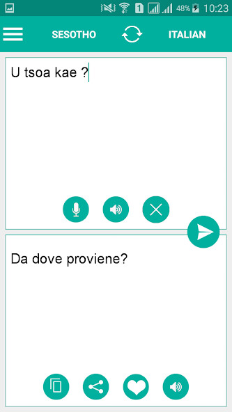 Run android online APK Sesotho Italian Translator from MyAndroid or emulate Sesotho Italian Translator using MyAndroid