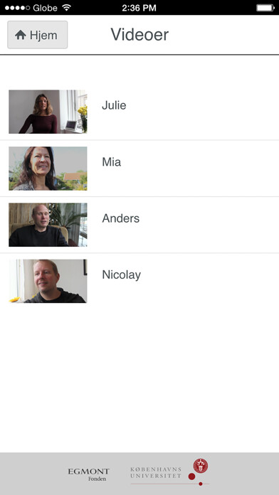 Emulate iPhone app SES - Samarbejde efter skilsmisse using MyAndroid