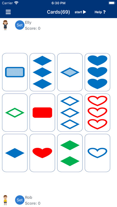 Emulate iPhone app Set Game using MyAndroid