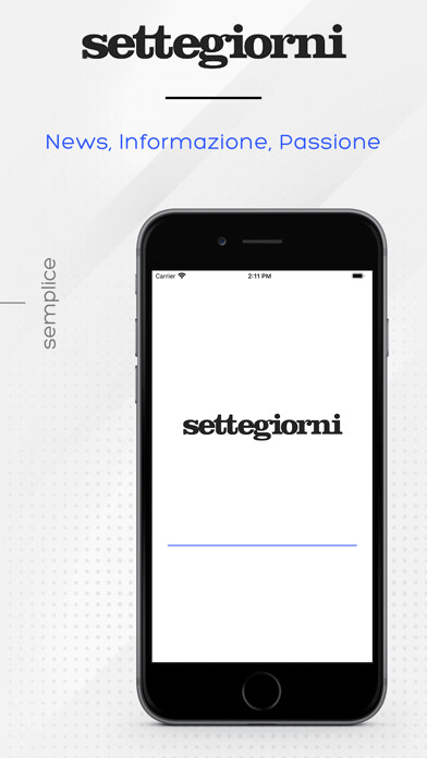 Emulate iPhone app Settegiorni Edicola Digitale using MyAndroid