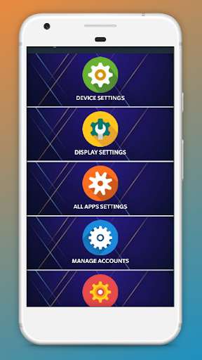 Run android online APK Settings Launcher - Settings Shortcuts from MyAndroid or emulate Settings Launcher - Settings Shortcuts using MyAndroid