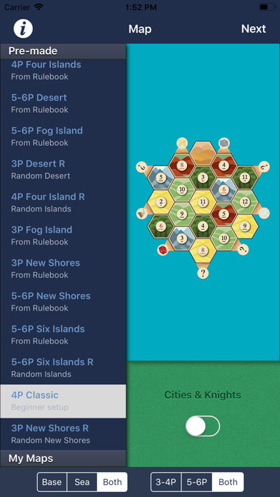 Emulate iPhone app Settlers Companion using MyAndroid