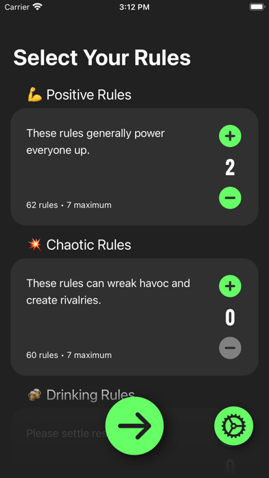 Emulate iPhone app SettleUp Rule Generator using MyAndroid Emulate iPhone app SettleUp Rule Generator using MyAndroid