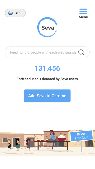 Emulate iPhone app Seva Search using MyAndroid