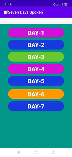 Run android online APK Seven Days Spoken from MyAndroid or emulate Seven Days Spoken using MyAndroid